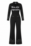 Black Lowrider Jumpsuit - Beautiful Imperfections - Product View