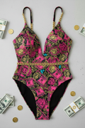 Black Pink Blue Gold One Piece 2
