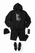 Black Praying Hands Sweat Outfit