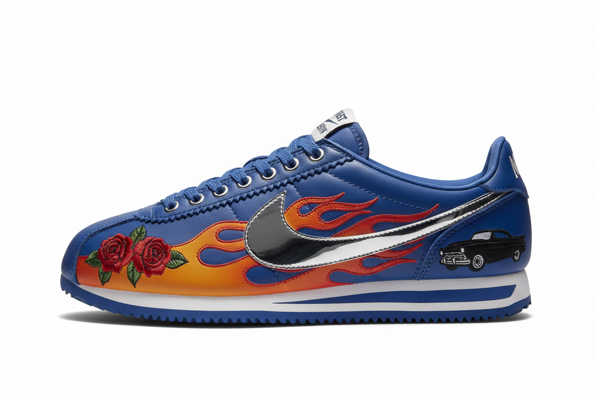blue lowrider cortez shoes
