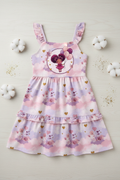 Girls Cloud Sundress - Girl with Balloons