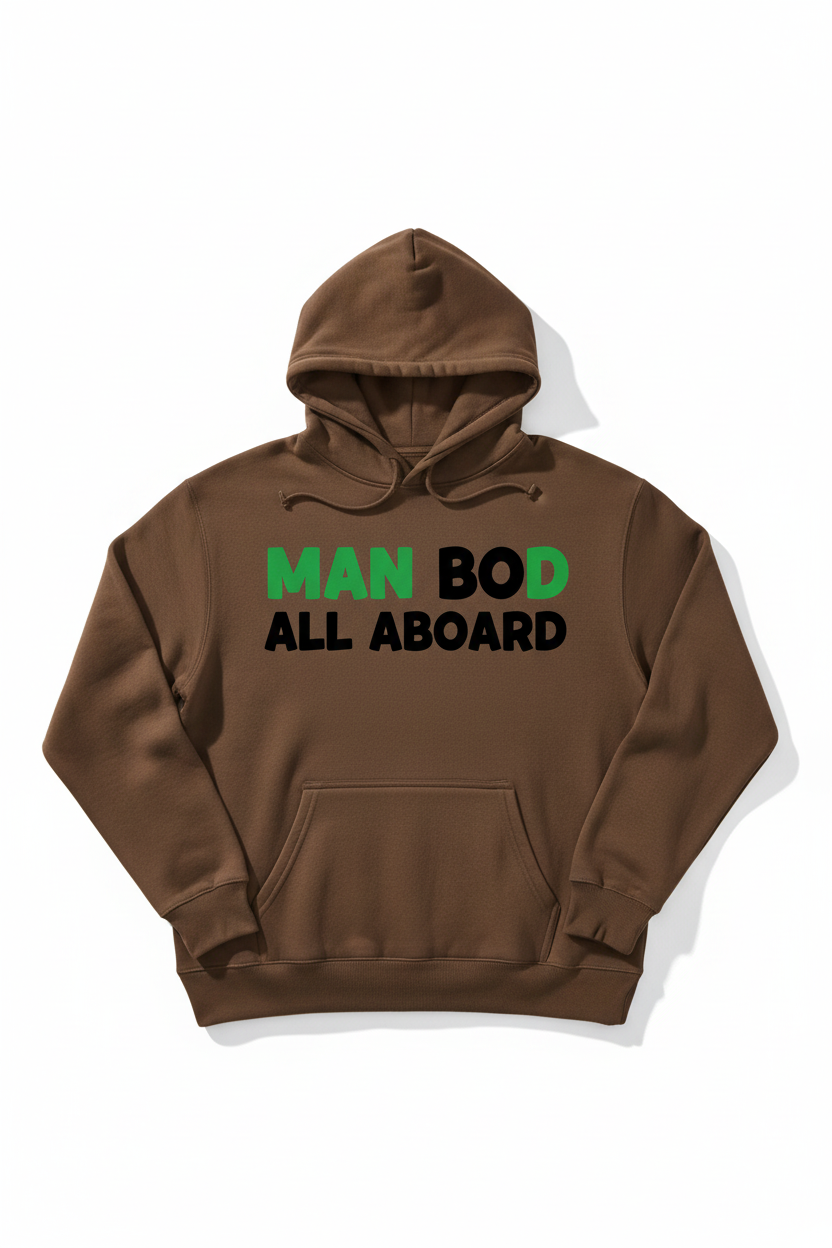 man bod hoodie