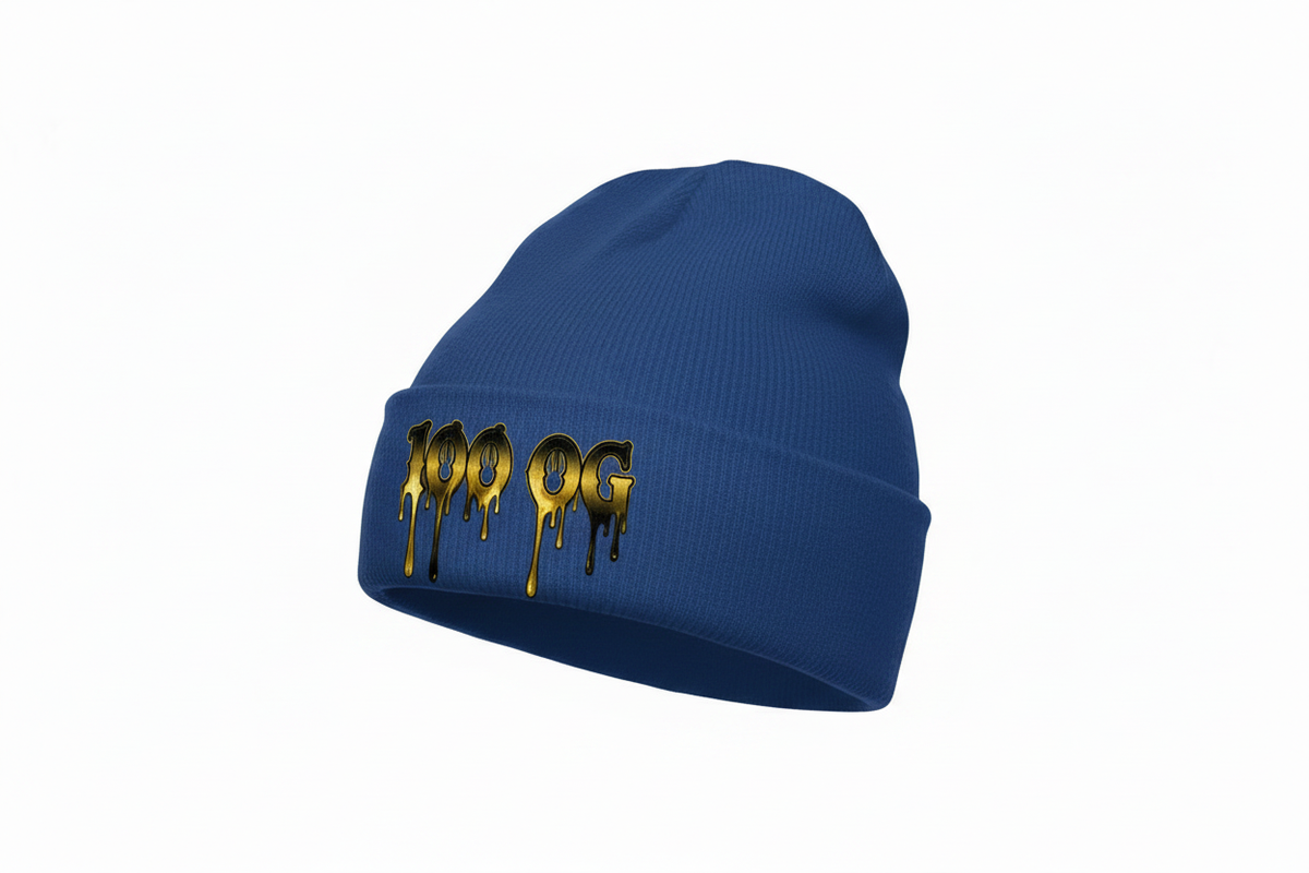 💯 OG Blue Beanie