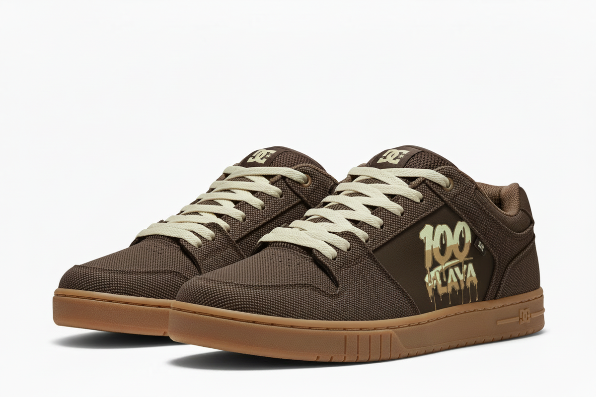 💯 Playa DC Canvas Skater Shoes