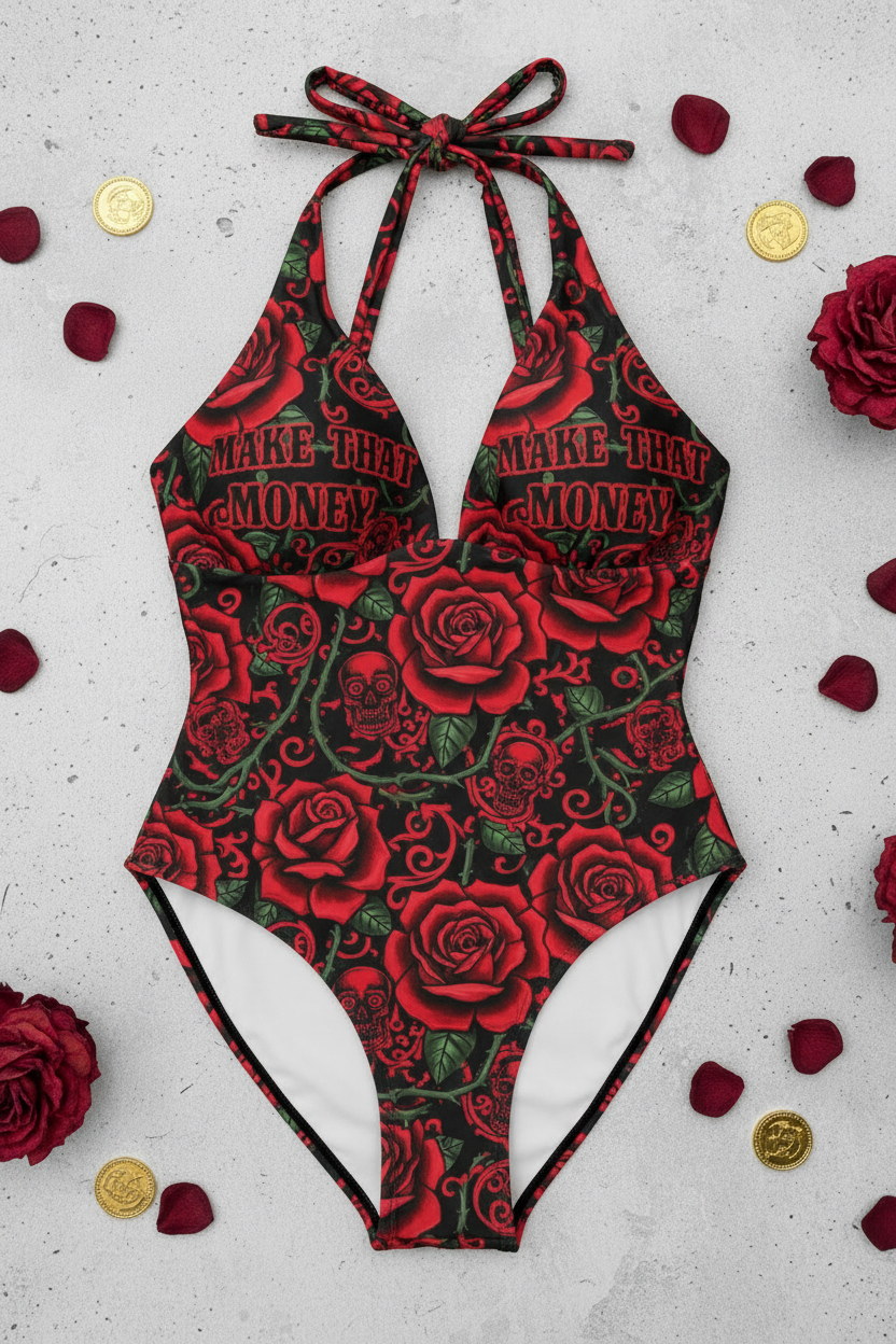 Red and Black Make That Money One Piece