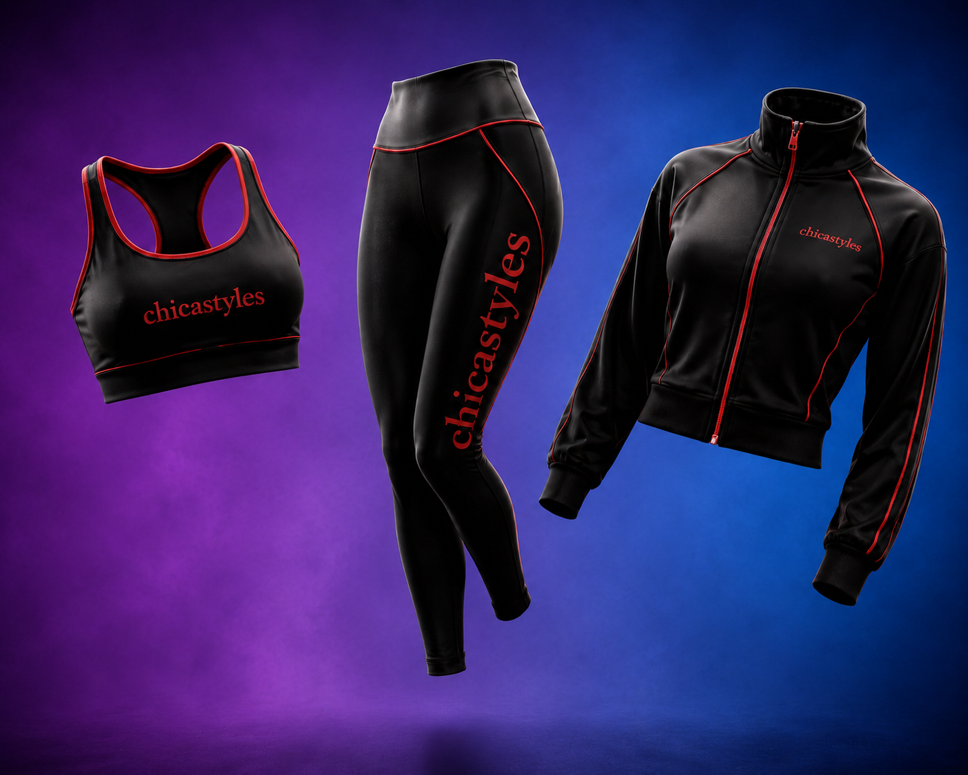 Three-Piece women's activewear