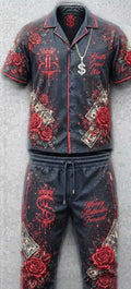 Men's two-piece hustle hard