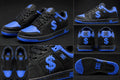Money DC black and blue shoes