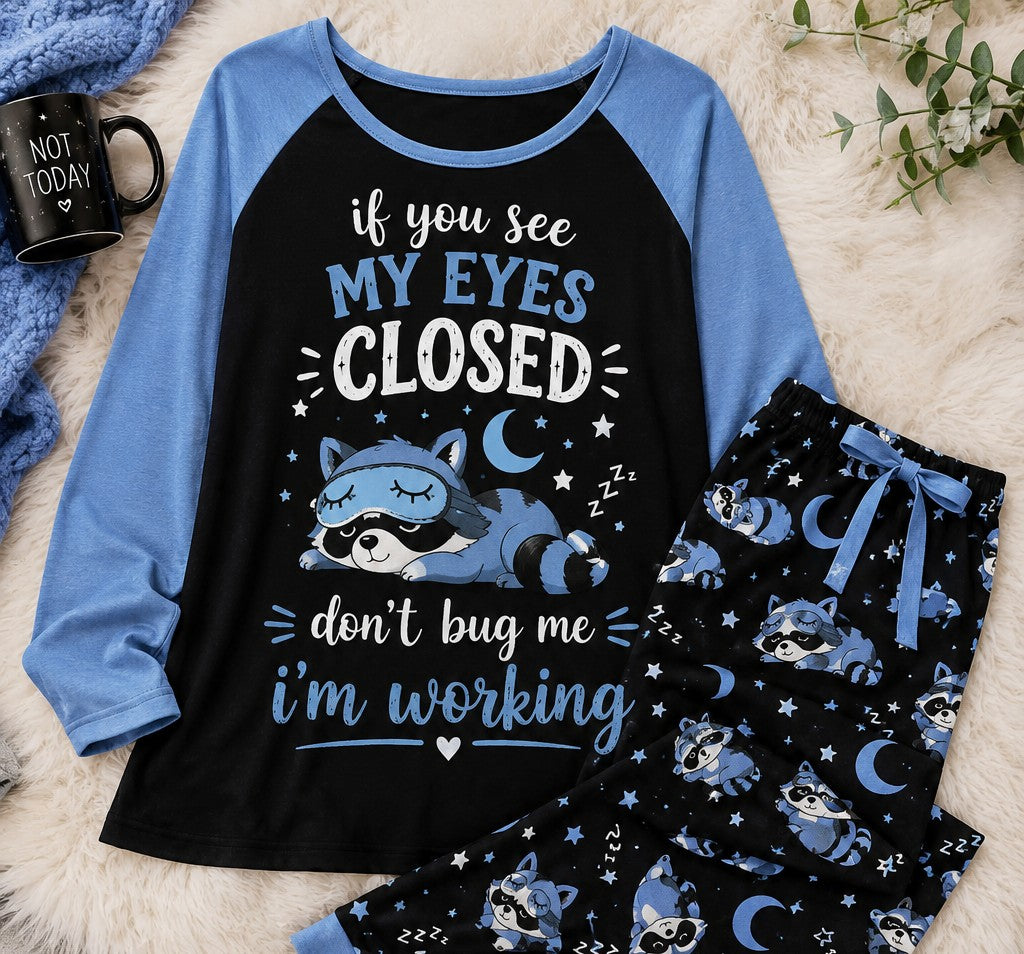 Till I close my eyes unisex sleepwear