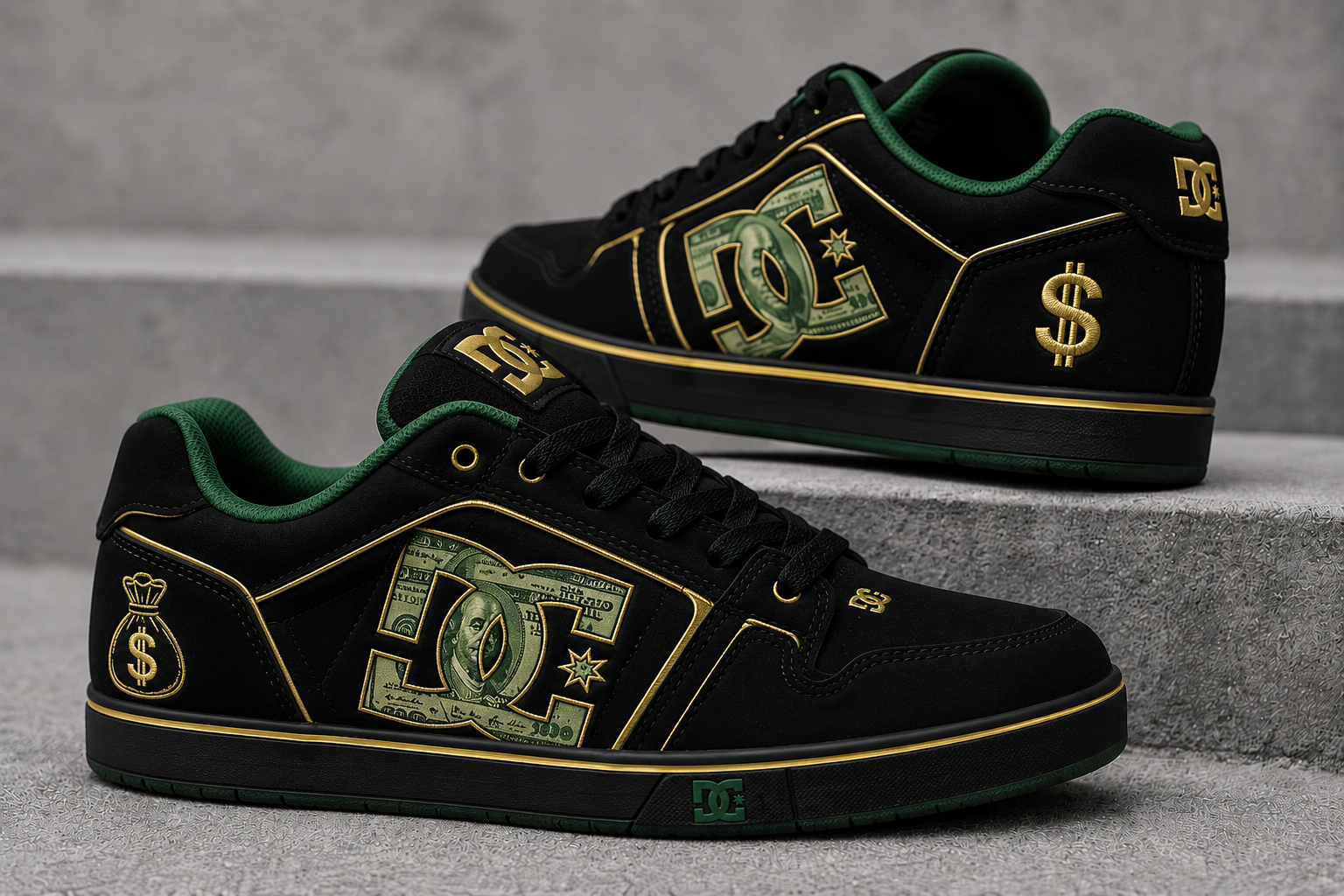 Money sign money DC shoes